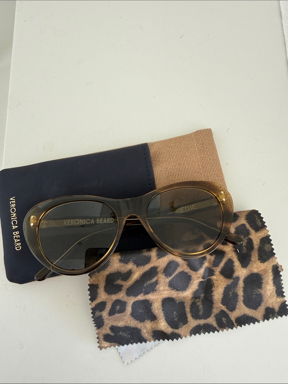 Veronica Beard Tortoise 'Edie' Women's Sunglasses